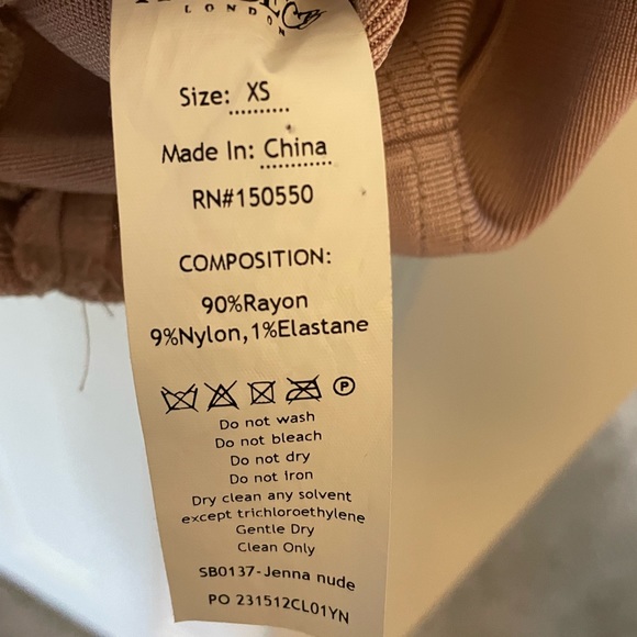 House of CB Nude Bandage Dress - Picture 6 of 7